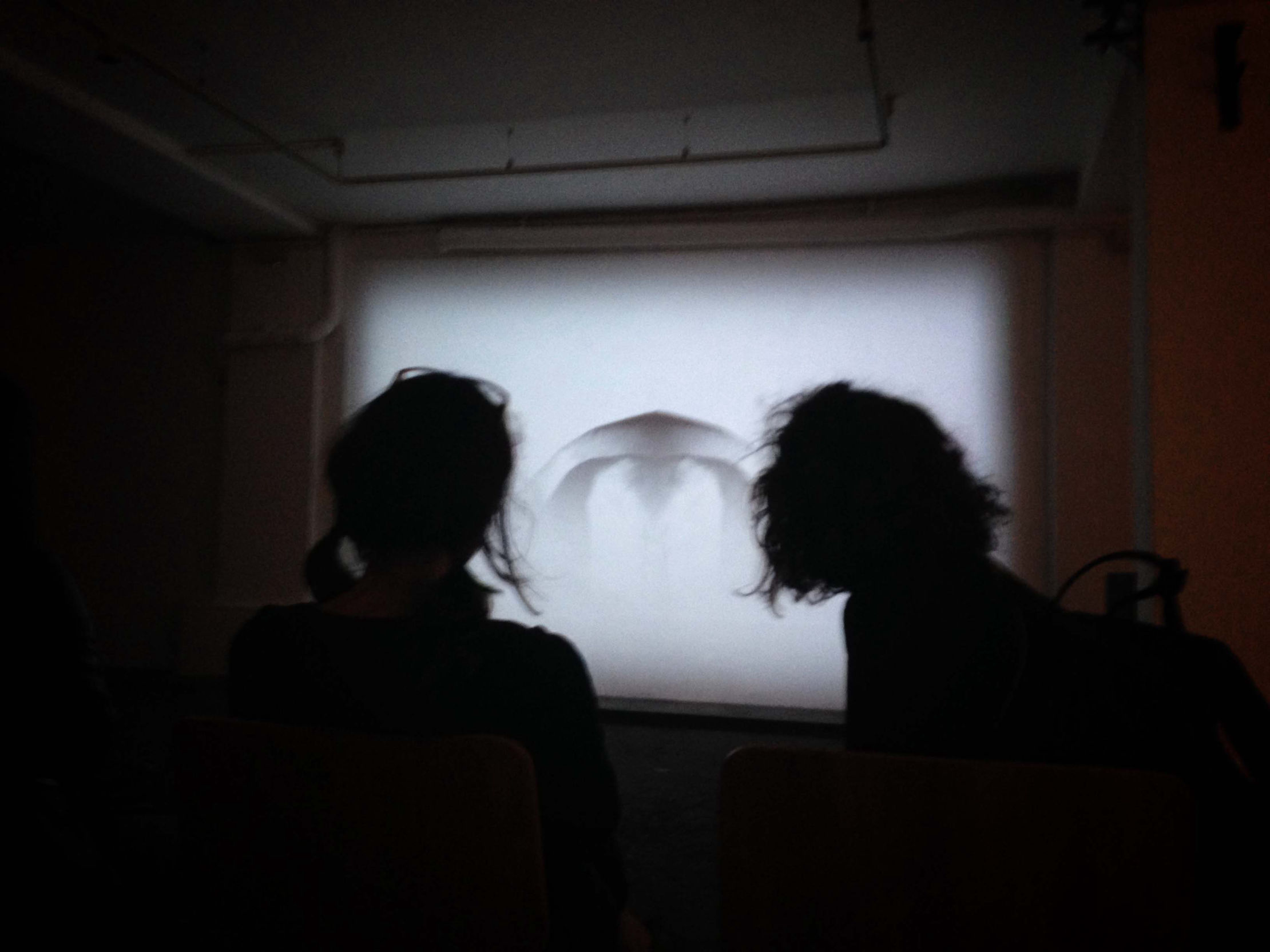 Impuls, video art by Arnaldo Drés González - Exhibition view: Westwerk, Hamburg, Germany, 2016